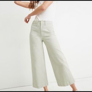 Madewell Emmett Wide Leg Crop Pant